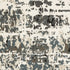 8' X 11' Ivory And Gray Abstract Area Rug