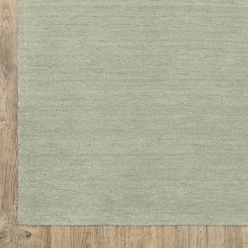 8' X 10' Silver Wool Hand Tufted Area Rug