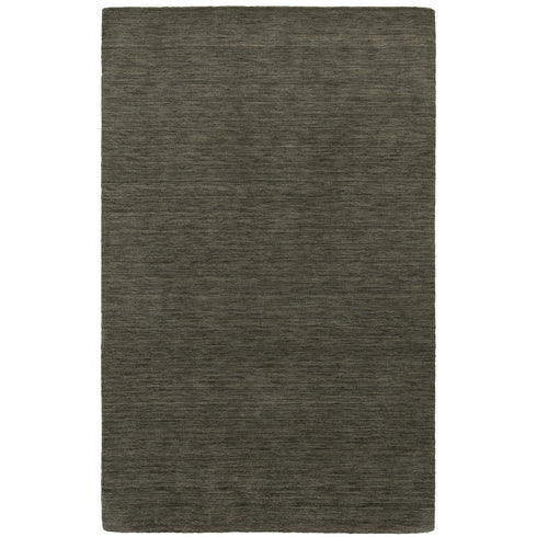 8' X 10' Charcoal Wool Hand Tufted Area Rug