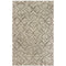 8' X 10' Brown And Ivory Wool Floral Hand Tufted Area Rug