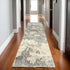 8' X 10' Gray And Charcoal Wool Abstract Hand Tufted Area Rug