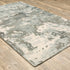 8' X 10' Gray And Charcoal Wool Abstract Hand Tufted Area Rug