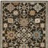 8' Brown Gray And Tan Oriental Runner Rug