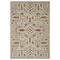 8' X 11' Ivory And Gold Oriental Area Rug