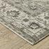 8' X 11' Gray And Beige Medallion Area Rug With Fringe