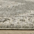 8' X 11' Gray And Beige Medallion Area Rug With Fringe