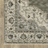8' X 11' Gray And Beige Medallion Area Rug With Fringe