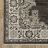 8' X 11' Gray And Beige Medallion Area Rug With Fringe