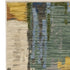 8' X 11' Pink Red And Yellow Abstract Area Rug With Fringe