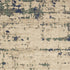 8' X 11' Beige And Green Abstract Area Rug With Fringe