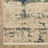 8' X 11' Beige And Green Abstract Area Rug With Fringe