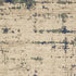 8' X 11' Beige And Green Abstract Area Rug With Fringe