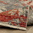 8' X 11' Beige And Pink Abstract Area Rug With Fringe