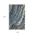 8' X 10' Blue And Teal Wool Abstract Hand Tufted Area Rug