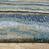 8' X 10' Blue And Teal Wool Abstract Hand Tufted Area Rug