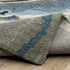 8' X 10' Blue And Teal Wool Abstract Hand Tufted Area Rug