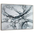 Caspian Hand Painted Silver Floater Frame Wall Art