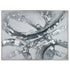 Caspian Hand Painted Silver Floater Frame Wall Art