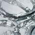 Caspian Hand Painted Silver Floater Frame Wall Art