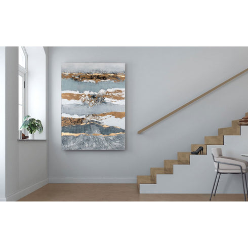 Shimmering Light Hand Painted Unframed Wall Art