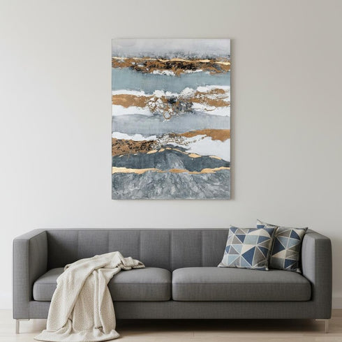 Shimmering Light Hand Painted Unframed Wall Art