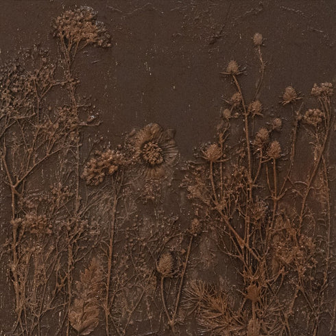 Serenity Garden II Brown Shadowbox Textual Art Wall Art