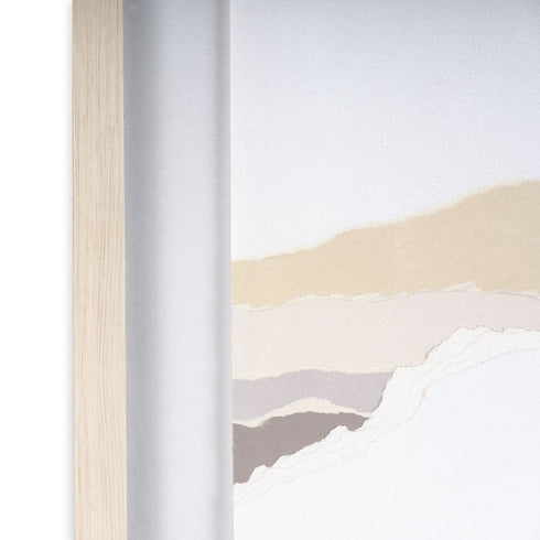 Veiled Vista II Gray Shadowbox Textual Art Wall Art