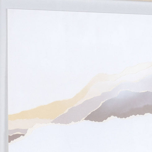 Veiled Vista II Gray Shadowbox Textual Art Wall Art
