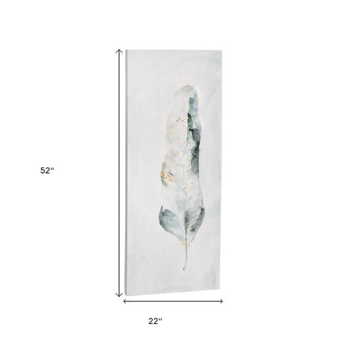 Plume S2 Hand Painted Unframed Wall Art