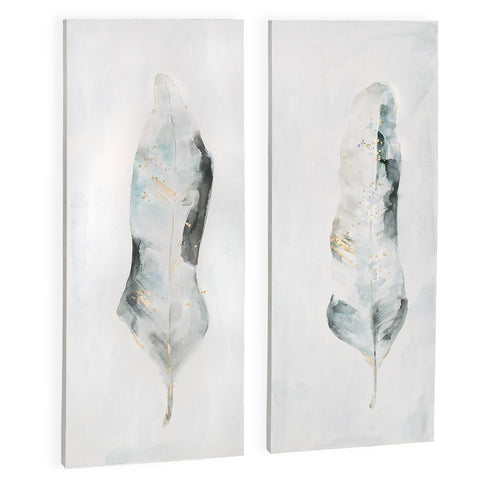 Plume S2 Hand Painted Unframed Wall Art
