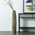 47" Gold Tapered Ceramic Floor Vase