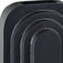 12" Black Geometric Aluminum Table Vase