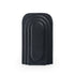 12" Black Geometric Aluminum Table Vase