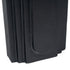 12" Black Geometric Aluminum Table Vase