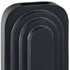 12" Black Geometric Aluminum Table Vase