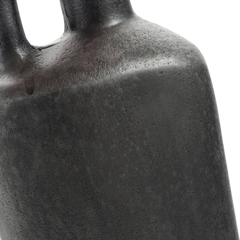 11" Gray Aluminum Jug Table Vase