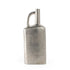 14" Silver Aluminum Jug Table Vase