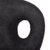 12" Black Aluminum Modern Abstract Table Vase