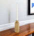 5" Gold Distressed Aluminum Tabletop Taper Candle Holder