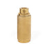 5" Gold Distressed Aluminum Tabletop Taper Candle Holder