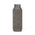 7" Gray Distressed Aluminum Geometric Tabletop Taper Candle Holder