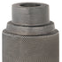 7" Gray Distressed Aluminum Geometric Tabletop Taper Candle Holder