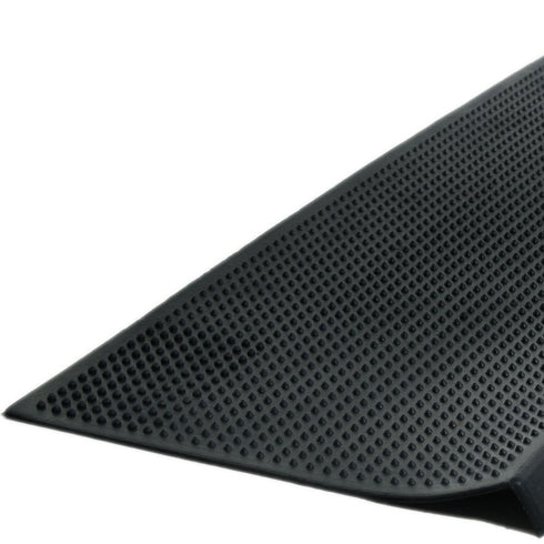 9" X 30" Black Rubber Outdoor Door Mat