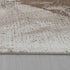 8' Brown And Beige Abstract Runner Rug