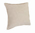 Set of Two 20" Beige Cotton Throw Pillows