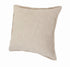 Set of Two 20" Beige Cotton Throw Pillows