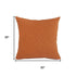 Set of Two 20" Golden Brown Geometric Throw Pillows