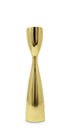 10" Gold Stainless Steel Tabletop Taper Candlestick