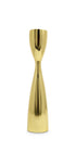 10" Gold Stainless Steel Tabletop Taper Candlestick