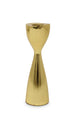 6" Gold Stainless Steel Tabletop Taper Candlestick